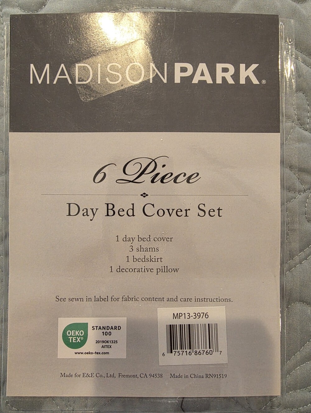 Madison Park Blue Natalie 6pc Daybed Cover Set - Picture 9 of 10